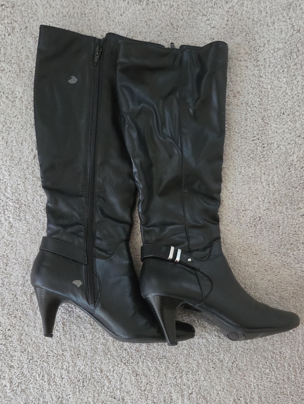 Alfani Step N Flex Knee-High Mid-Heel Dress Boots